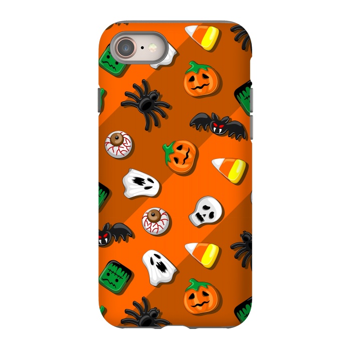 iPhone SE StrongFit Halloween Spooky Candies Party by BluedarkArt
