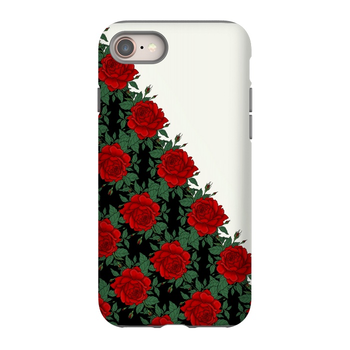 iPhone SE StrongFit Red roses pattern by Jms