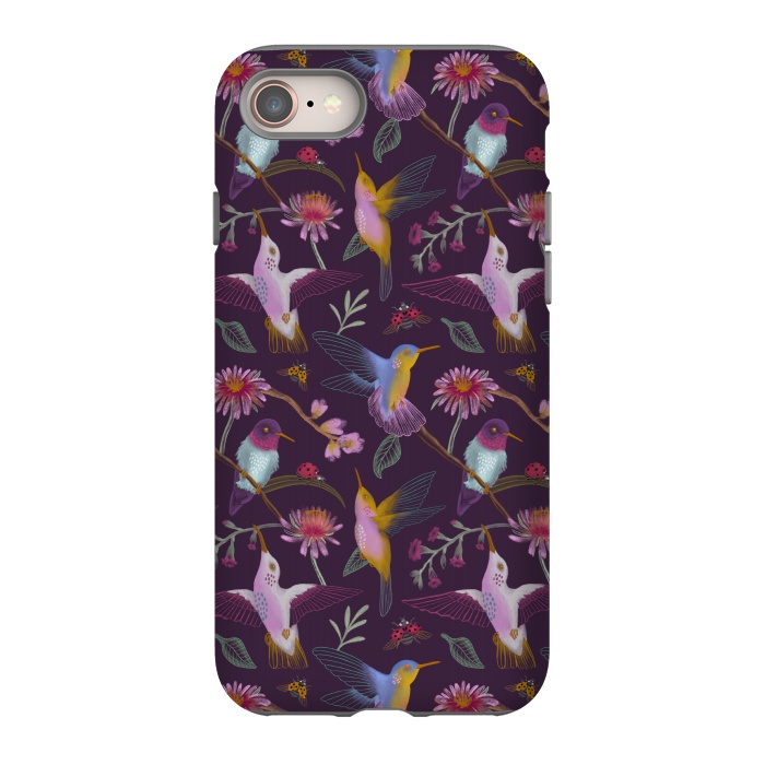 iPhone SE StrongFit Hummingbirds by Tishya Oedit