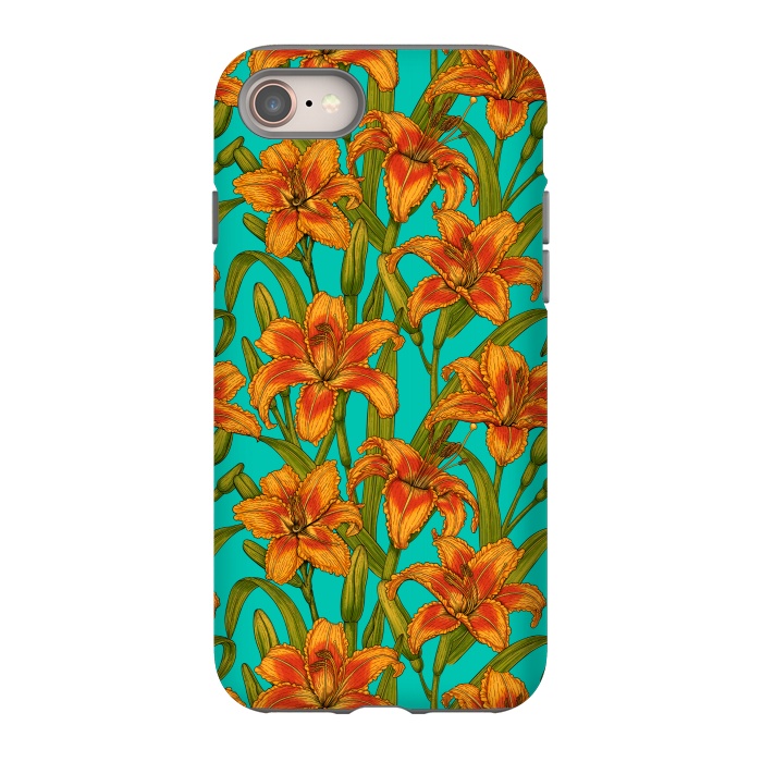 iPhone SE StrongFit Tawny daylily flowers  by Katerina Kirilova