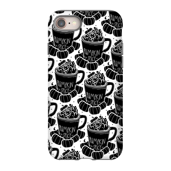 iPhone SE StrongFit Black pumpkin spice coffee by Steve Wade (Swade)