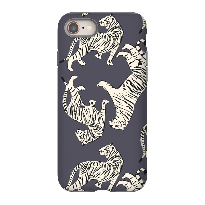 iPhone SE StrongFit Tiger Pattern, dark 002 by Jelena Obradovic