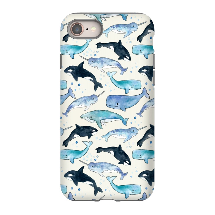 iPhone SE StrongFit Whales, Orcas & Narwhals by Tangerine-Tane