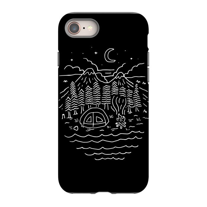 iPhone SE StrongFit The Great Outdoors (for dark) by Afif Quilimo