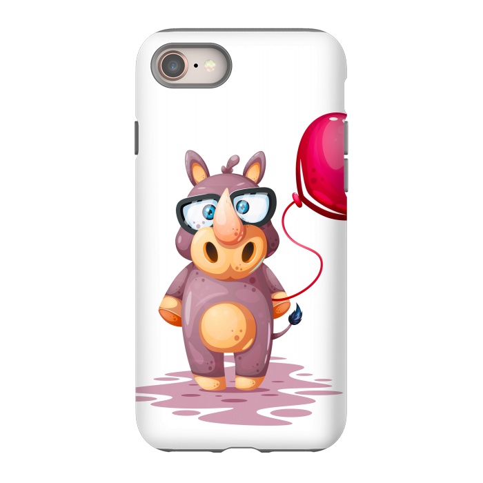 iPhone SE StrongFit cute rhino by haroulita