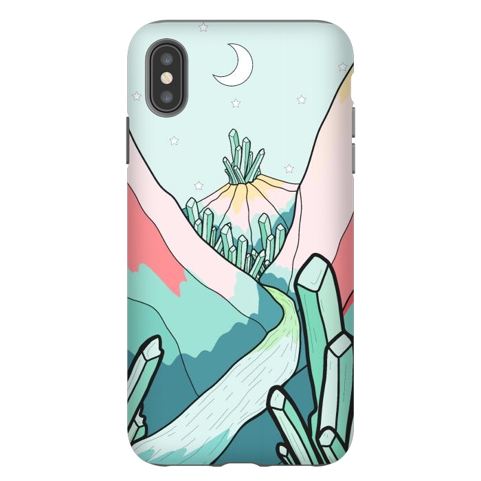 iPhone Xs Max StrongFit The crystal mountain river by Steve Wade (Swade)