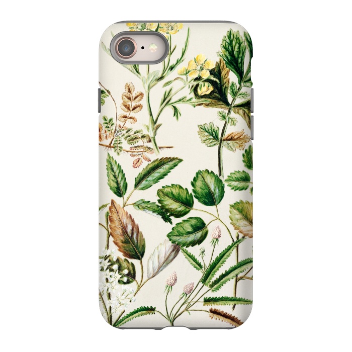iPhone SE StrongFit Botanic Collage by Zala Farah