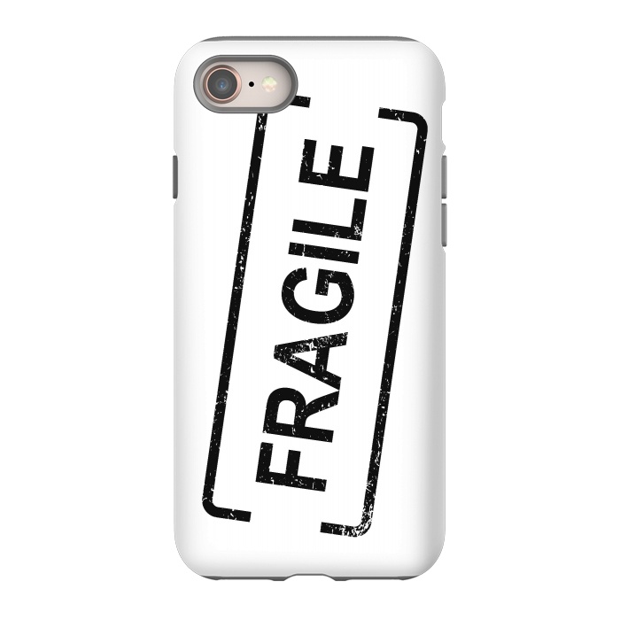 iPhone SE StrongFit Fragile Black by Martina