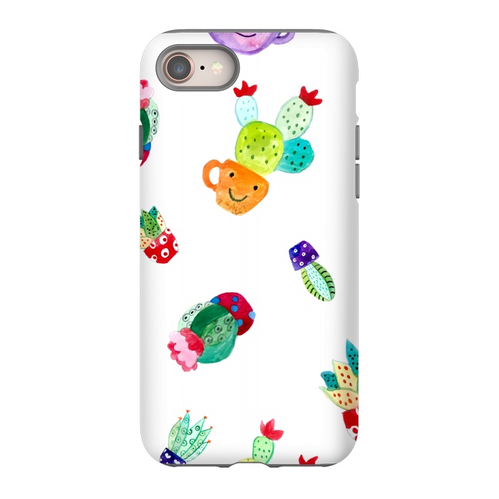 iPhone SE StrongFit happy cactus by haroulita