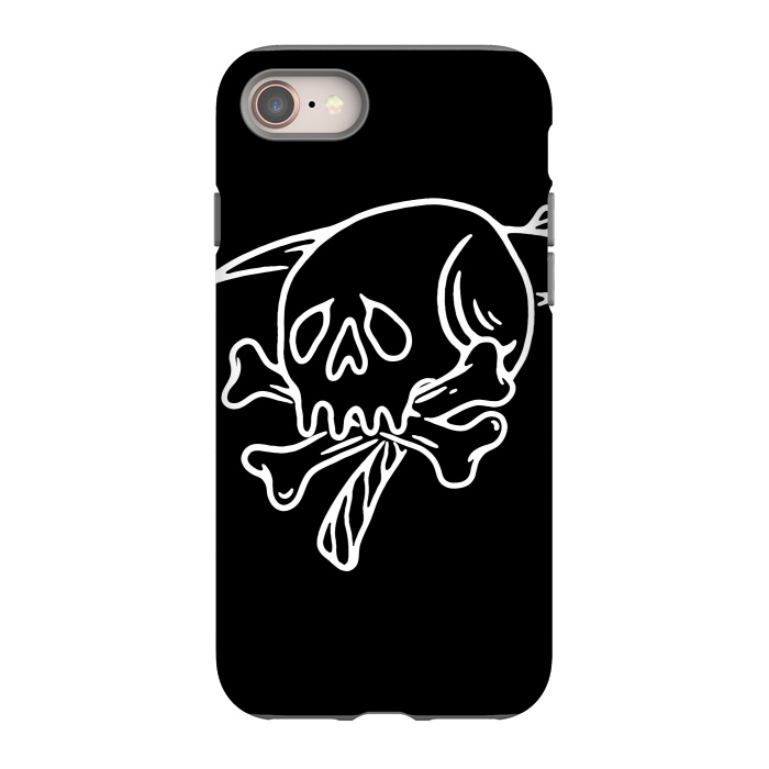 iPhone SE StrongFit Skull Reaper by Afif Quilimo