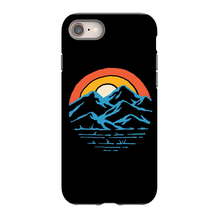 iPhone SE StrongFit Mountain and Rainbow 1 by Afif Quilimo