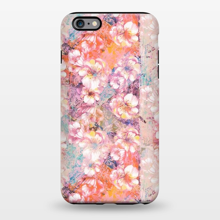 iPhone 6/6s plus StrongFit Pink peach painted rose petals by Oana 