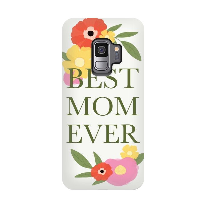 Galaxy S9 StrongFit Best mom ever  by Winston