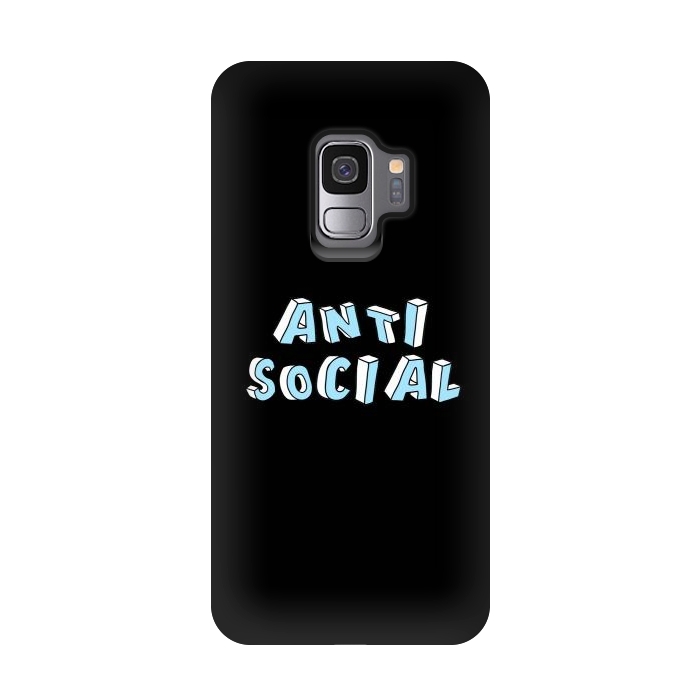 Galaxy S9 StrongFit Antisocial  by Winston