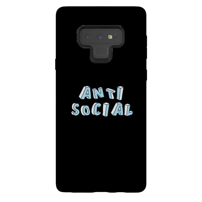 Galaxy Note 9 StrongFit Antisocial  by Winston