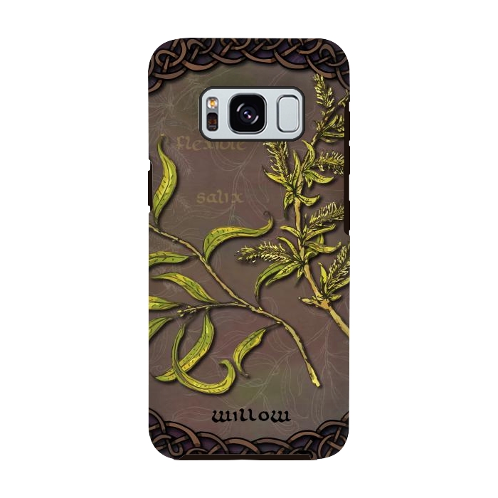Galaxy S8 StrongFit Celtic Willow by Lotti Brown