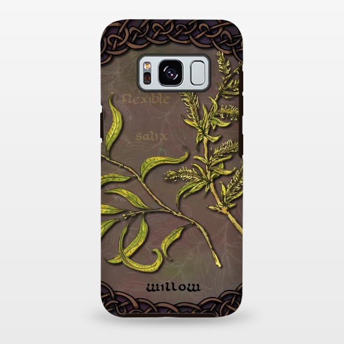 Galaxy S8 plus StrongFit Celtic Willow by Lotti Brown