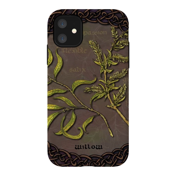 iPhone 11 StrongFit Celtic Willow by Lotti Brown