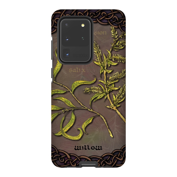 Galaxy S20 Ultra StrongFit Celtic Willow by Lotti Brown