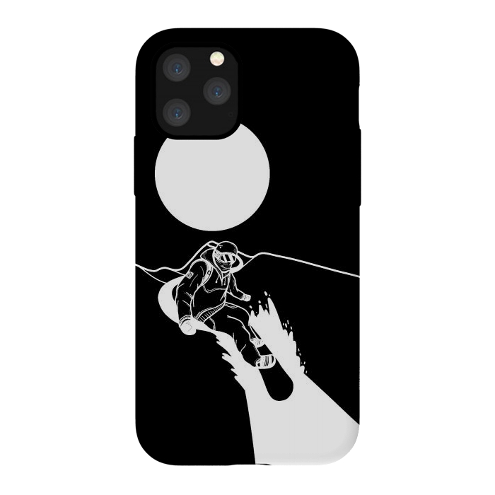 iPhone 11 Pro StrongFit The snowboarder by Steve Wade (Swade)