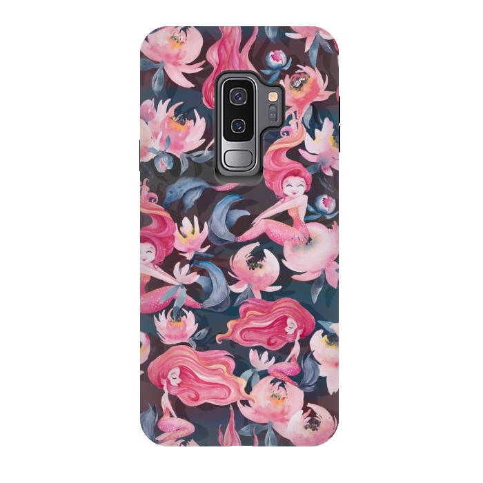 Galaxy S9 plus StrongFit Mini Mermaid Mischief by gingerlique