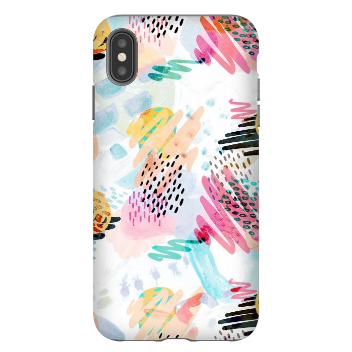 iPhone Xs Max StrongFit Fun colorful summer doodles by Oana 