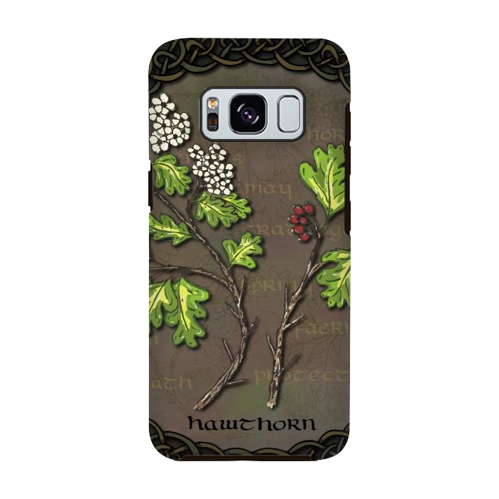 Galaxy S8 StrongFit Celtic Hawthorn by Lotti Brown
