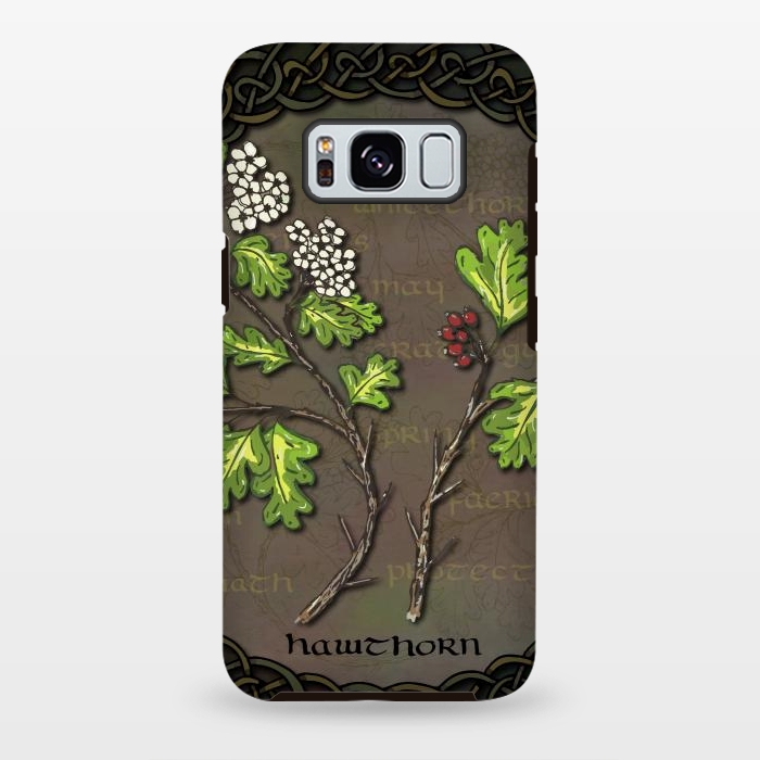 Galaxy S8 plus StrongFit Celtic Hawthorn by Lotti Brown