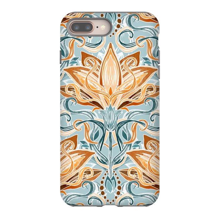 iPhone 7 plus StrongFit Autumn Afternoon Art Nouveau  by Micklyn Le Feuvre
