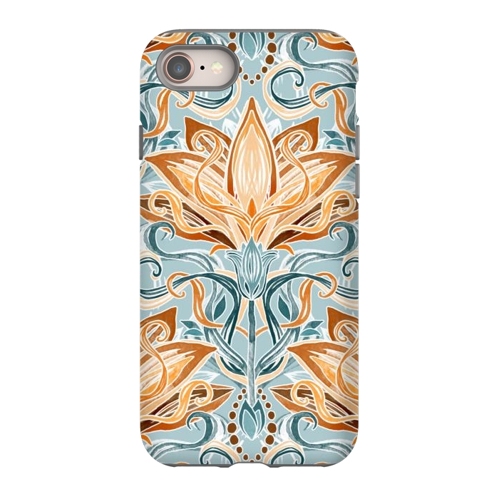 iPhone 8 StrongFit Autumn Afternoon Art Nouveau  by Micklyn Le Feuvre