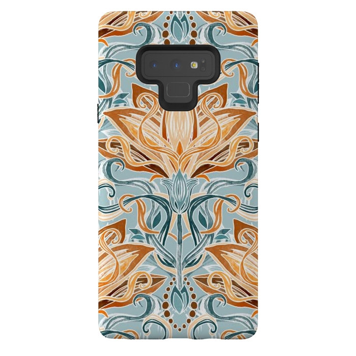 Galaxy Note 9 StrongFit Autumn Afternoon Art Nouveau  by Micklyn Le Feuvre