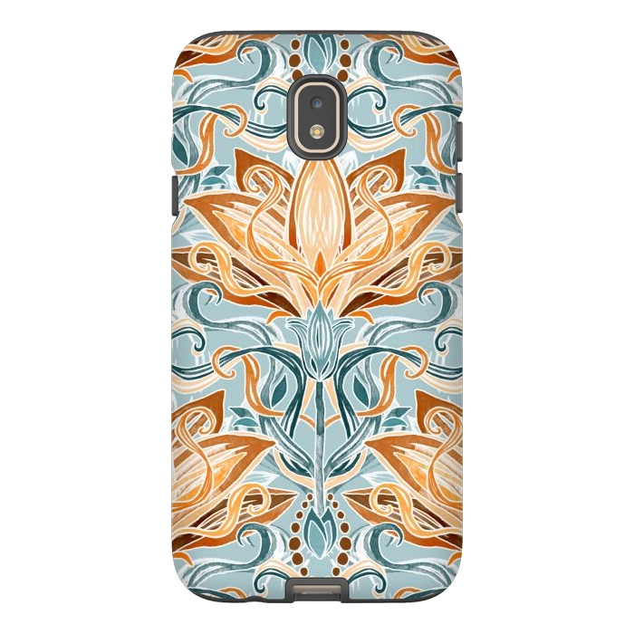 Galaxy J7 StrongFit Autumn Afternoon Art Nouveau  by Micklyn Le Feuvre