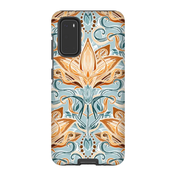Galaxy S20 StrongFit Autumn Afternoon Art Nouveau  by Micklyn Le Feuvre