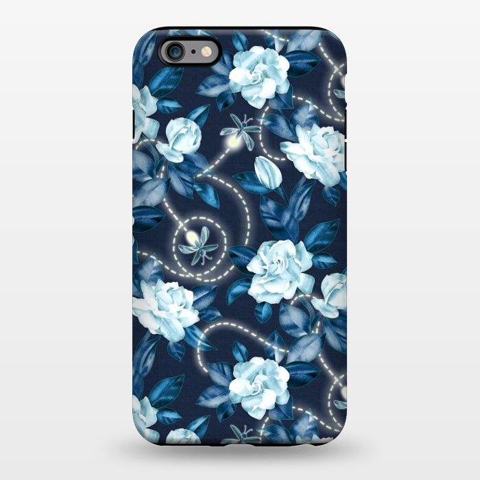 iPhone 6/6s plus StrongFit Midnight Sparkles - fireflies and flowers by Micklyn Le Feuvre