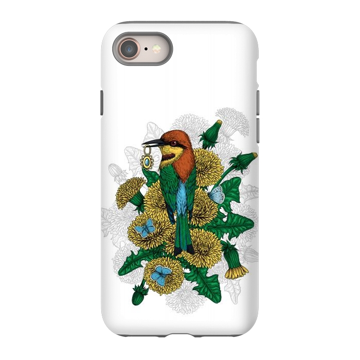 iPhone 8 StrongFit The bee eater with the golden pendant by Katerina Kirilova