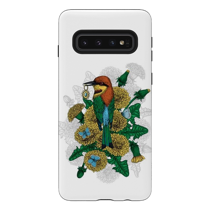 Galaxy S10 StrongFit The bee eater with the golden pendant by Katerina Kirilova