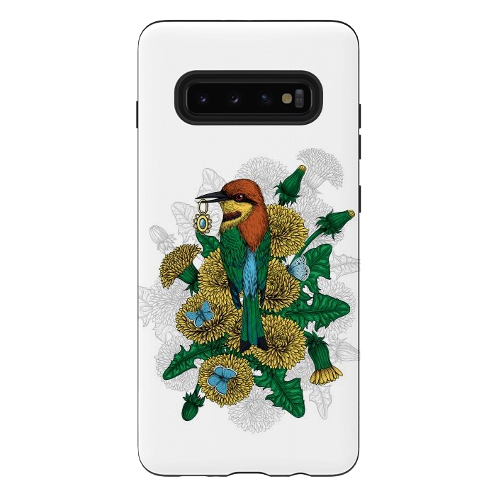 Galaxy S10 plus StrongFit The bee eater with the golden pendant by Katerina Kirilova