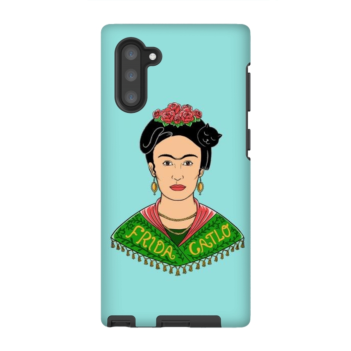 Galaxy Note 10 StrongFit Frida Catlo by Coffee Man
