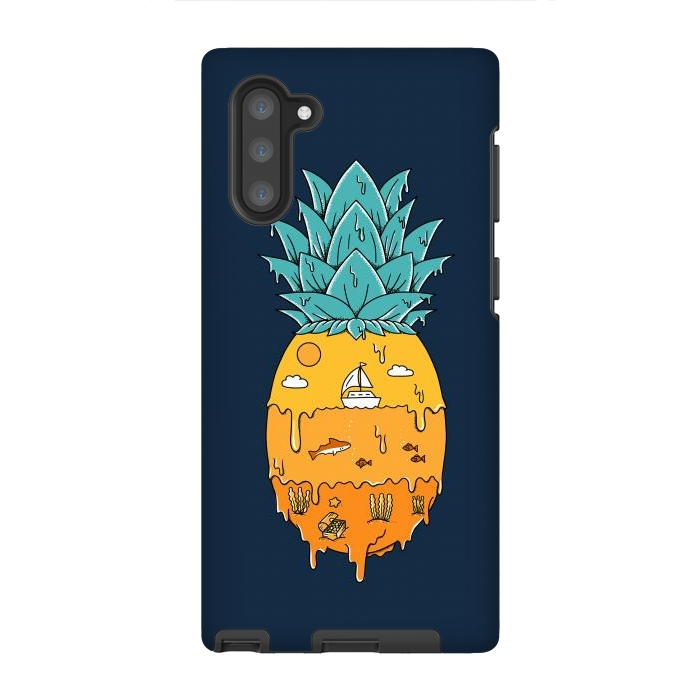 Galaxy Note 10 StrongFit Pineapple Landscape by Coffee Man