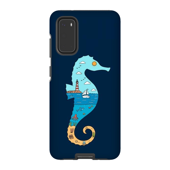 Galaxy S20 StrongFit SeahorseNature by Coffee Man