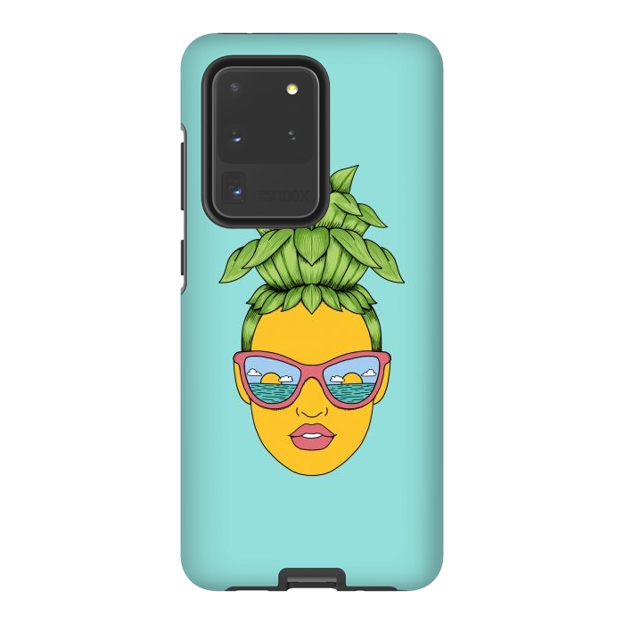 Galaxy S20 Ultra StrongFit Pineapple Girl by Coffee Man