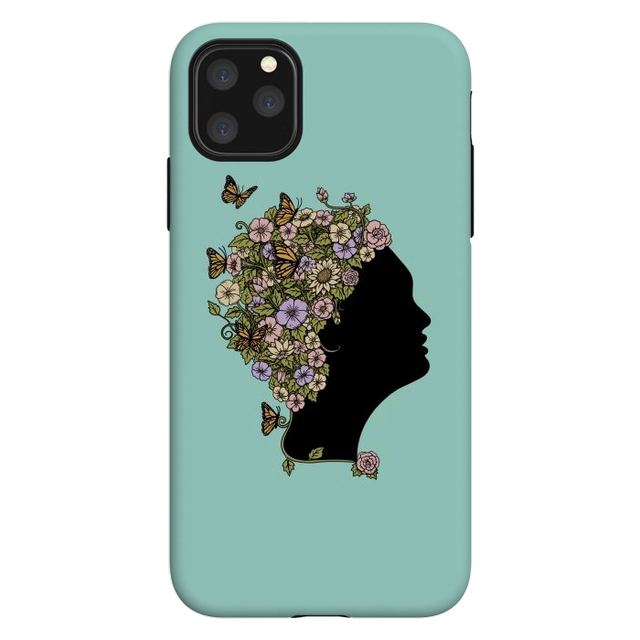 iPhone 11 Pro Max StrongFit Floral lady by Coffee Man