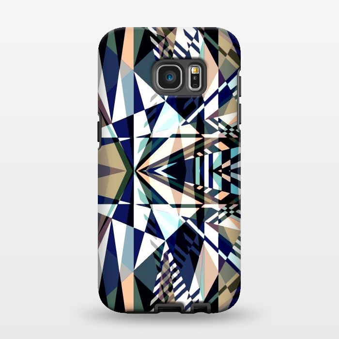 Galaxy S7 EDGE StrongFit Urban street art triangles collage by Oana 