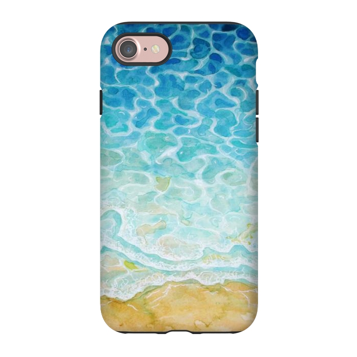 iPhone 7 StrongFit Watercolor Sea G564 by Medusa GraphicArt
