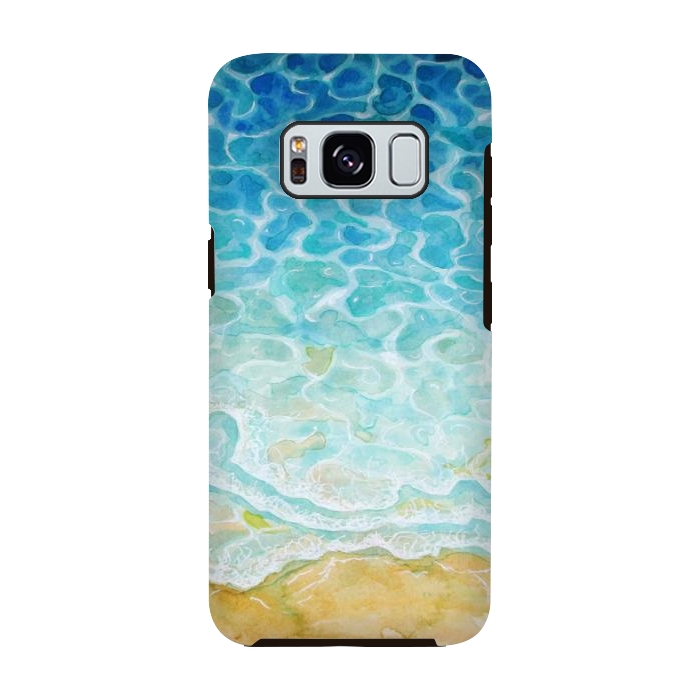 Galaxy S8 StrongFit Watercolor Sea G564 by Medusa GraphicArt