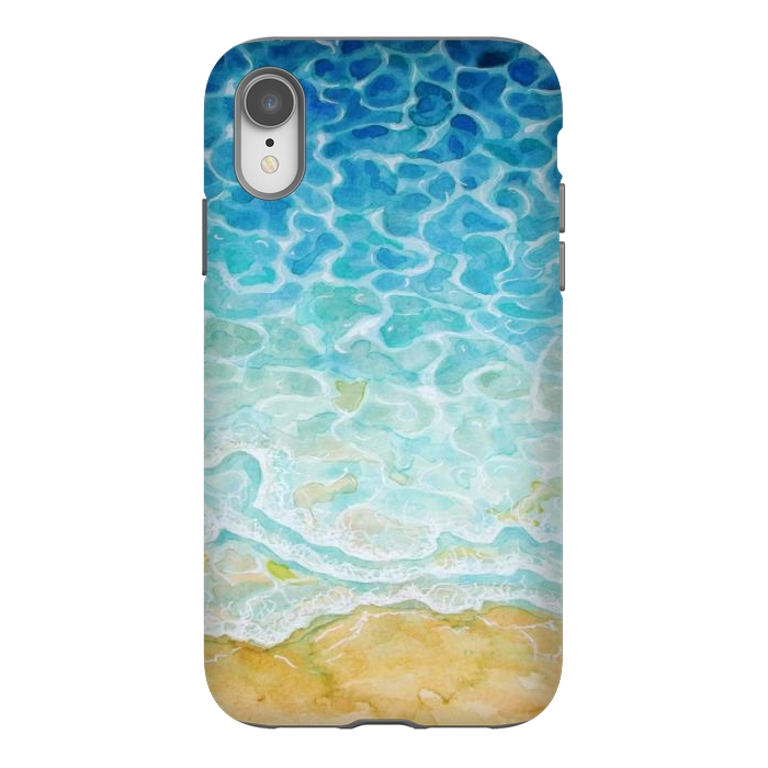 iPhone Xr StrongFit Watercolor Sea G564 by Medusa GraphicArt