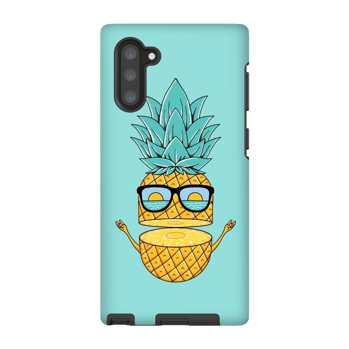 Galaxy Note 10 StrongFit Pineapple Sunglasses by Coffee Man