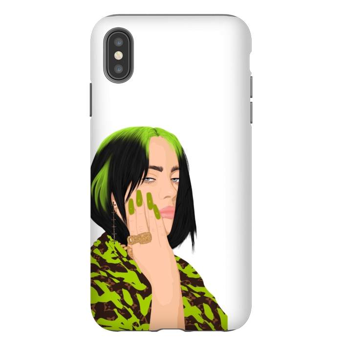 iPhone Xs Max StrongFit Billie eilish green by Jms