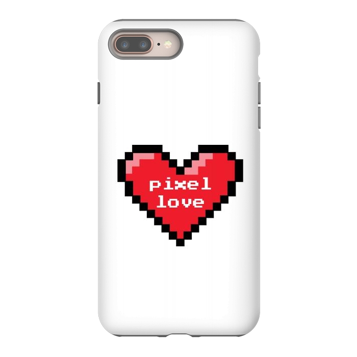 iPhone 7 plus StrongFit Pixel love by Laura Nagel