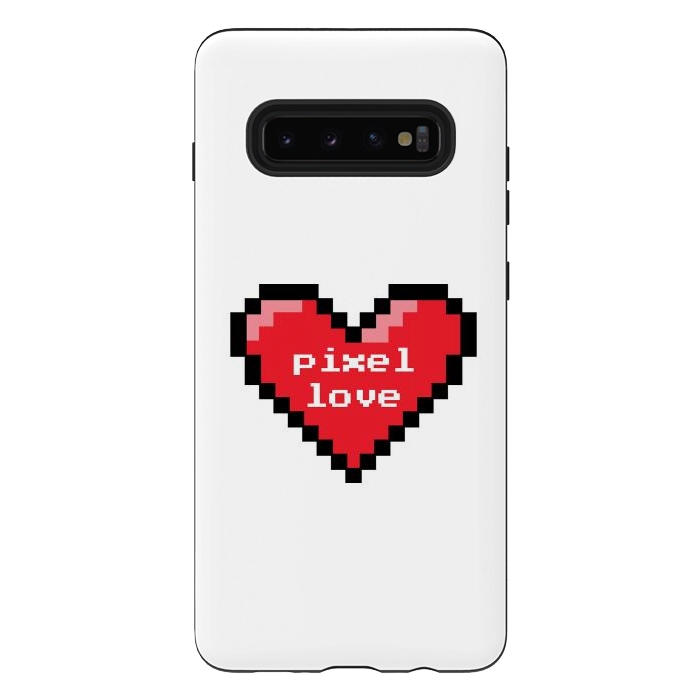 Galaxy S10 plus StrongFit Pixel love by Laura Nagel